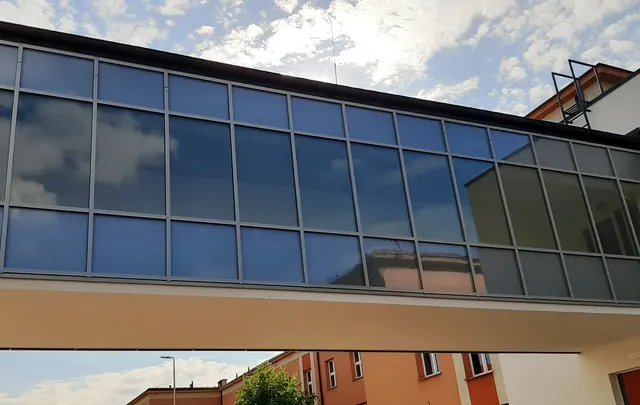 łącznik Hali Sportowej ZSM w Białymstoku